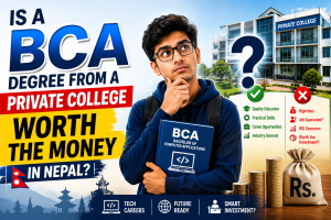 BCA private college Nepal cost value
