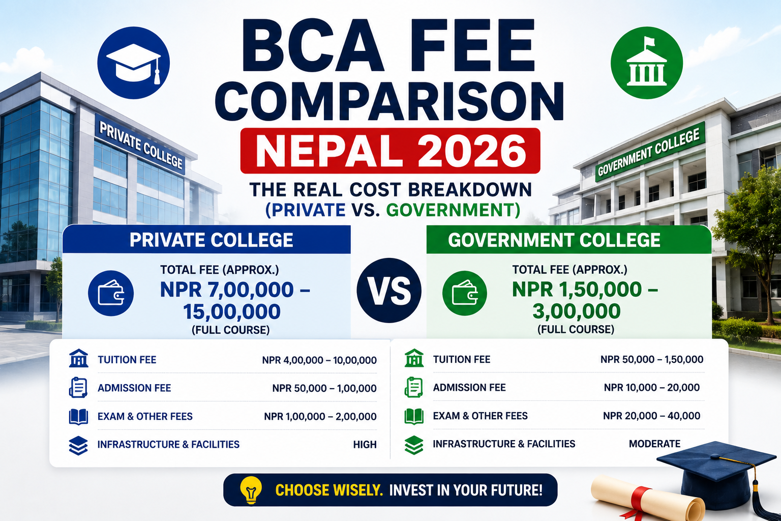 BCA Fee Comparision