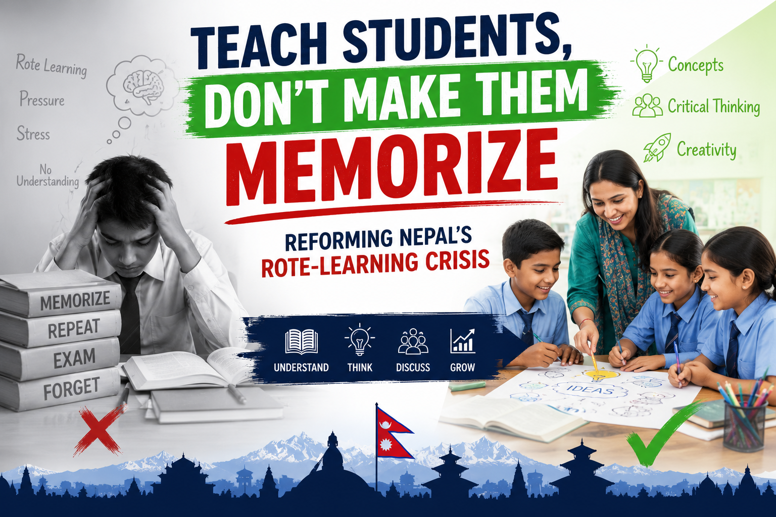 Teach Students, Don’t Make Them Memorize: Reforming Nepal’s Rote-Learning Crisis